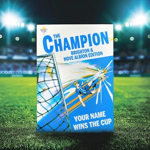 Regalo personalizado del Brighton & Hove Albion FC / Libro personalizado del BHAFC / Regalo para niños del Brighton / Regalo de Navidad del Brighton / Regalo para niños del Brighton
