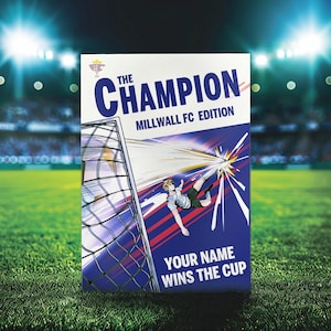 Personalised Millwall FC Gift | Personalised Millwall Book | Kids Millwall Gift | Christmas Millwall Gift | Boys Millwall Gift