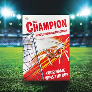 Personalised Middlesbrough FC Gift | Personalised Middlesbrough Book | Middlesbrough Christmas Gift | Middlesborough Kids Gift