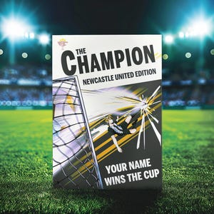 Personalisierte Newcastle United FC Geschenk |  Personalisiertes NUFC Buch FC | Newcastle United Kinder Geschenk | Newcastle United Weihnachtsgeschenk