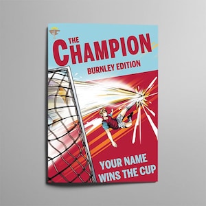 Personalisiertes Burnley FC Geschenk | Personalisiertes Burnley FC Buch | Burnley Kids Geschenk | Burnley Weihnachtsgeschenk | Burley Jungen Geschenk