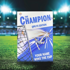 Libro personalizzato del QPR FC / Regalo personalizzato Queen Park Rangers / Regalo QPR per bambini / Regalo di Natale Queen Park Rangers