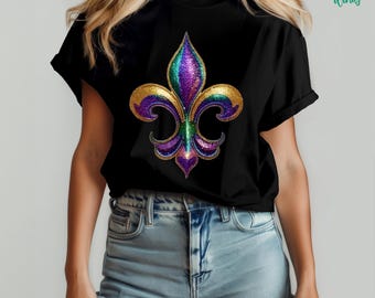 Camisetas con purpurina para Mardi Gras, sudadera minimalista para fiesta de Mardi Gras, sudadera moderna con capucha para celebrar Mardi Gras, regalos a juego para Mardi Gras, R946