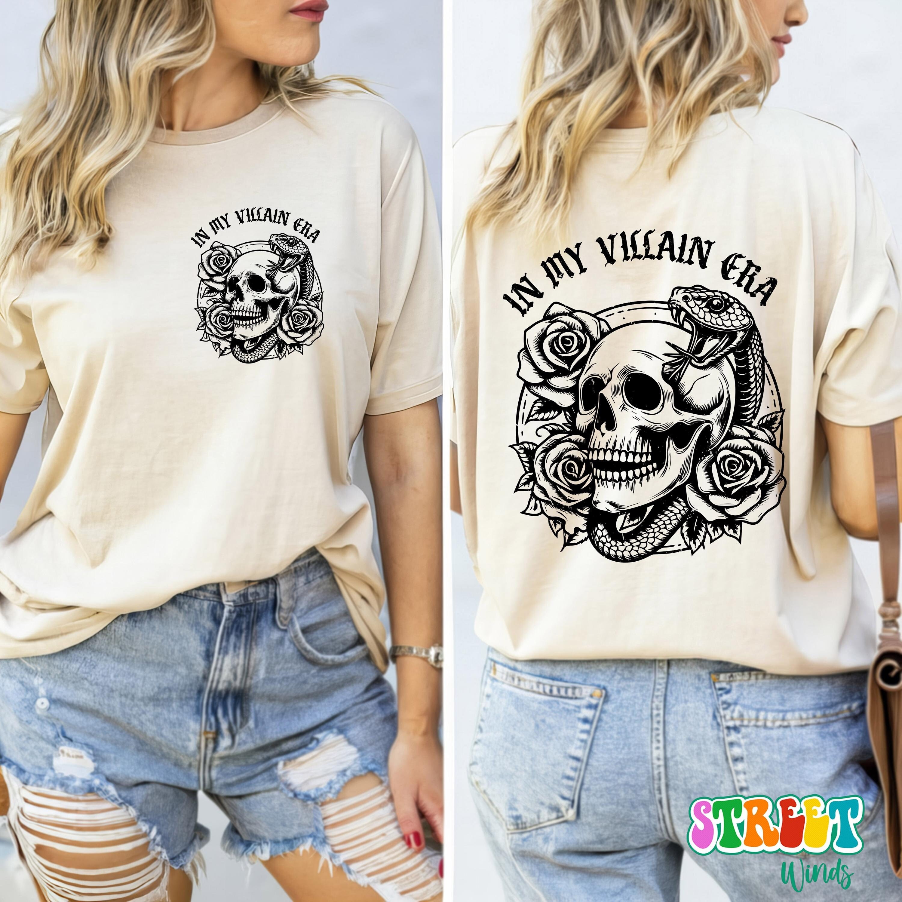 Villains Oversized Tshirt - Etsy Villains Oversized Tshirt - Etsy