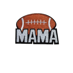 Football patch, Football mama patch, trucker hat patches, embroidery patch, iron on patch, sports patch, game day patch, patch for hat, diy