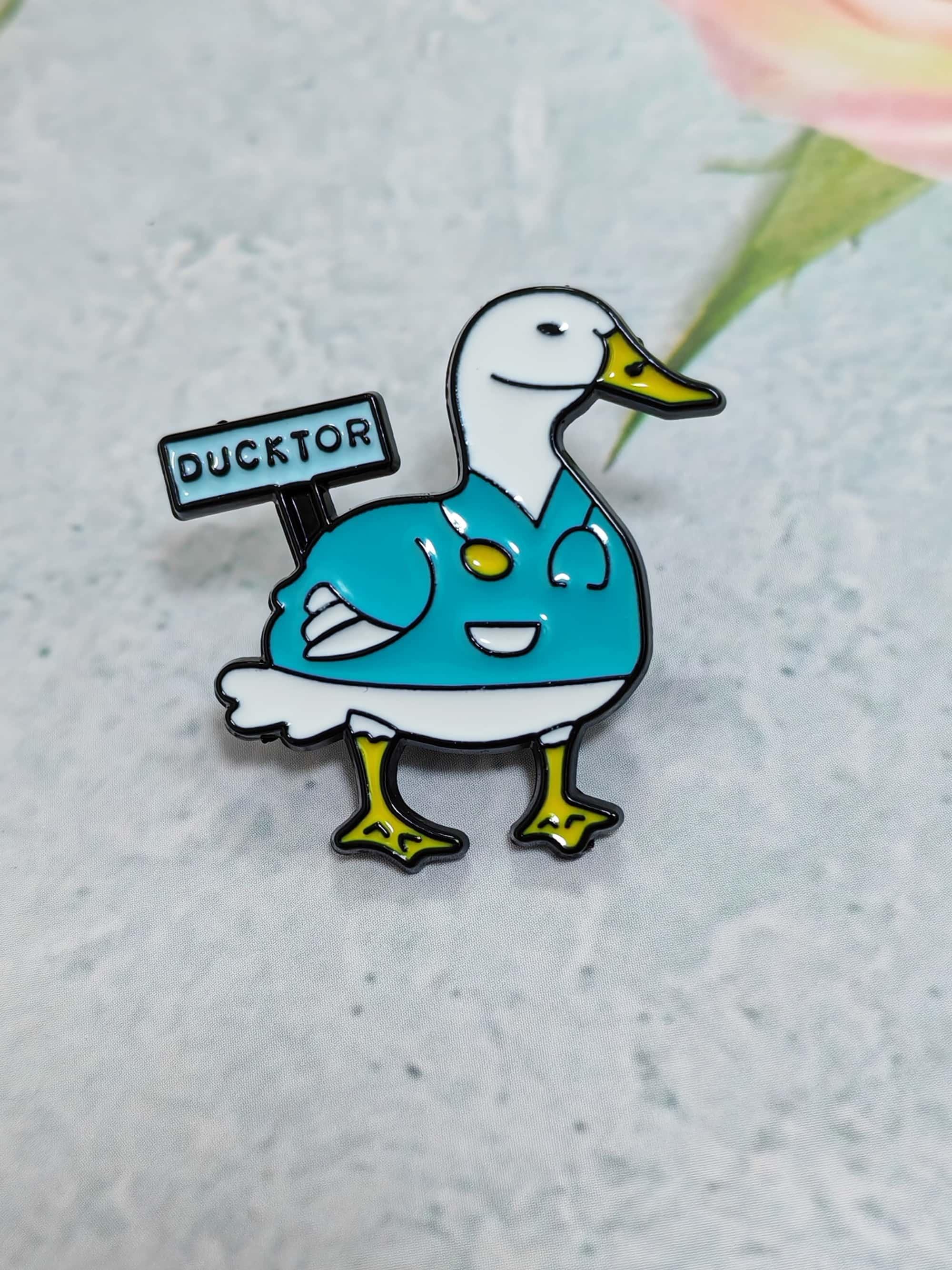 Metal Duck Button