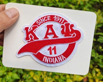 Kappa Alpha Psi Embroidery Patch, Fraternity Iron On Patches. (3.93" x 2.95")