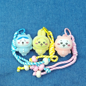 Chiikawa Plush Keychain: Japanese Cartoon Backpack Charm