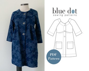 New Dover Jacket PDF Pattern!  With Copy Shop File