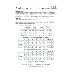 VENTE Modèle PDF de robe Andrea Wrap avec fichiers de boutique de copie image 7