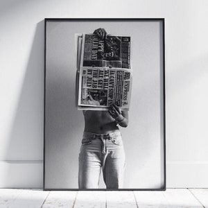 Trendy Magazine Cover Wall Art: Preppy Room Decor