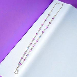 Gemstone and glass beaded lanyards