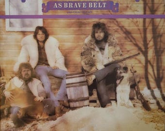 Robin Bachman With Chad Allan As Brave Belts record LP album VGPPLUS Cleaned with an ultrasonic cleaner