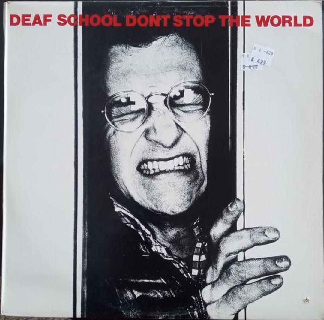 Deaf Problem Stop Deaf School Don't Stop the World Vinyl Record LP Album VGPLUS Cleaned ...
