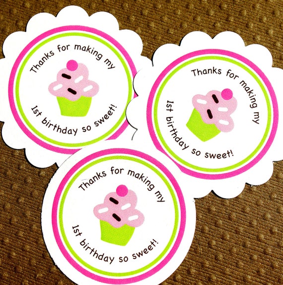 Items similar to PRINTABLE Cupcake Labels for Stickers, Tags, Cupcake Toppers, Party Banners ...