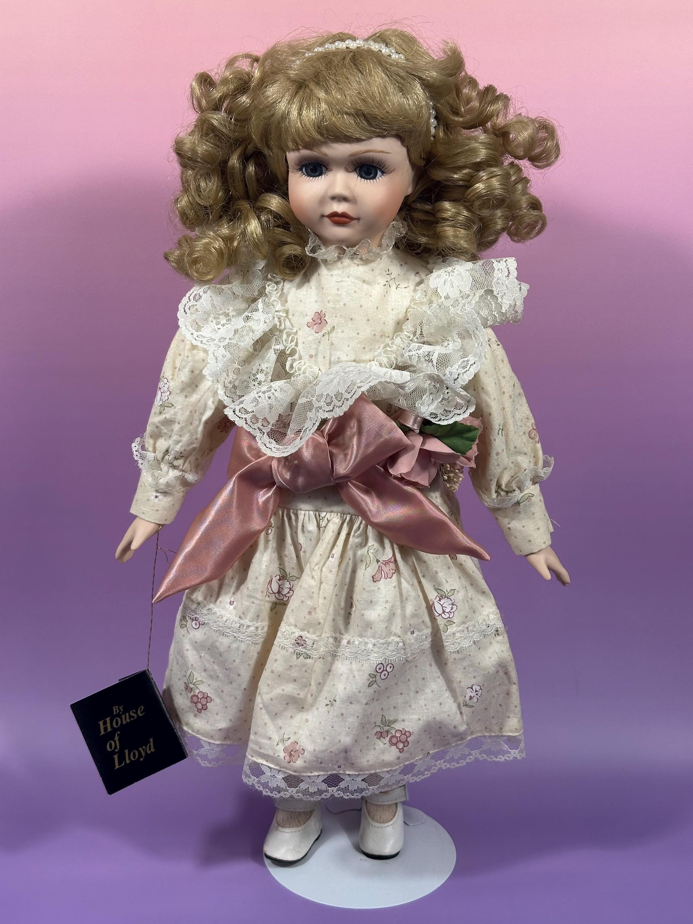Vintage House of Lloyd - “ashley” Porcelain Doll . 19”. in Box