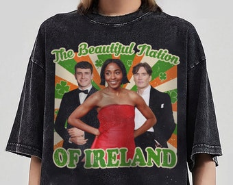 Camiseta divertida del día de San Patricio, camiseta del día del paddy, Paul Mescal Merch, camiseta irlandesa de Cillian Murphy, camiseta meme de Ayo Edebiri Irlanda, camiseta Shamrock