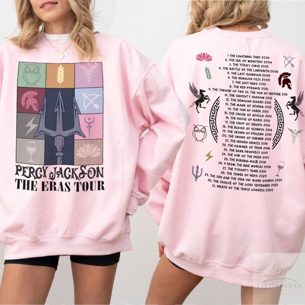 Percy Jackson and the Olympians Eras Tour Sweatshirt, Greek Mythology Shirt, Rick Riordan Bookish Shirts, Book Lover Gifts