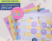 Printable Manifestation Planner Undated – Includes 7-Day Challenge & Guided Worksheets for Abundance and Goal Setting l Intention Journal