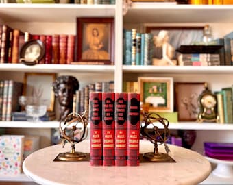 Vintage Alice Tussaud Hobart Collier Editions: Leatherbound Hardcover Set
