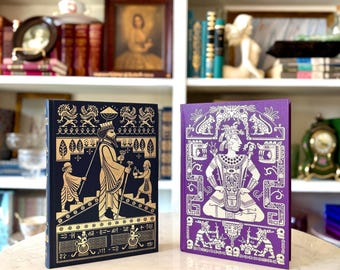OUT OF PRINT Folio Society The Maya by Norman Hammond & The Persians by Jm Cook | Clothbounds w/ Foil Stamping | Special Collector’s Edition