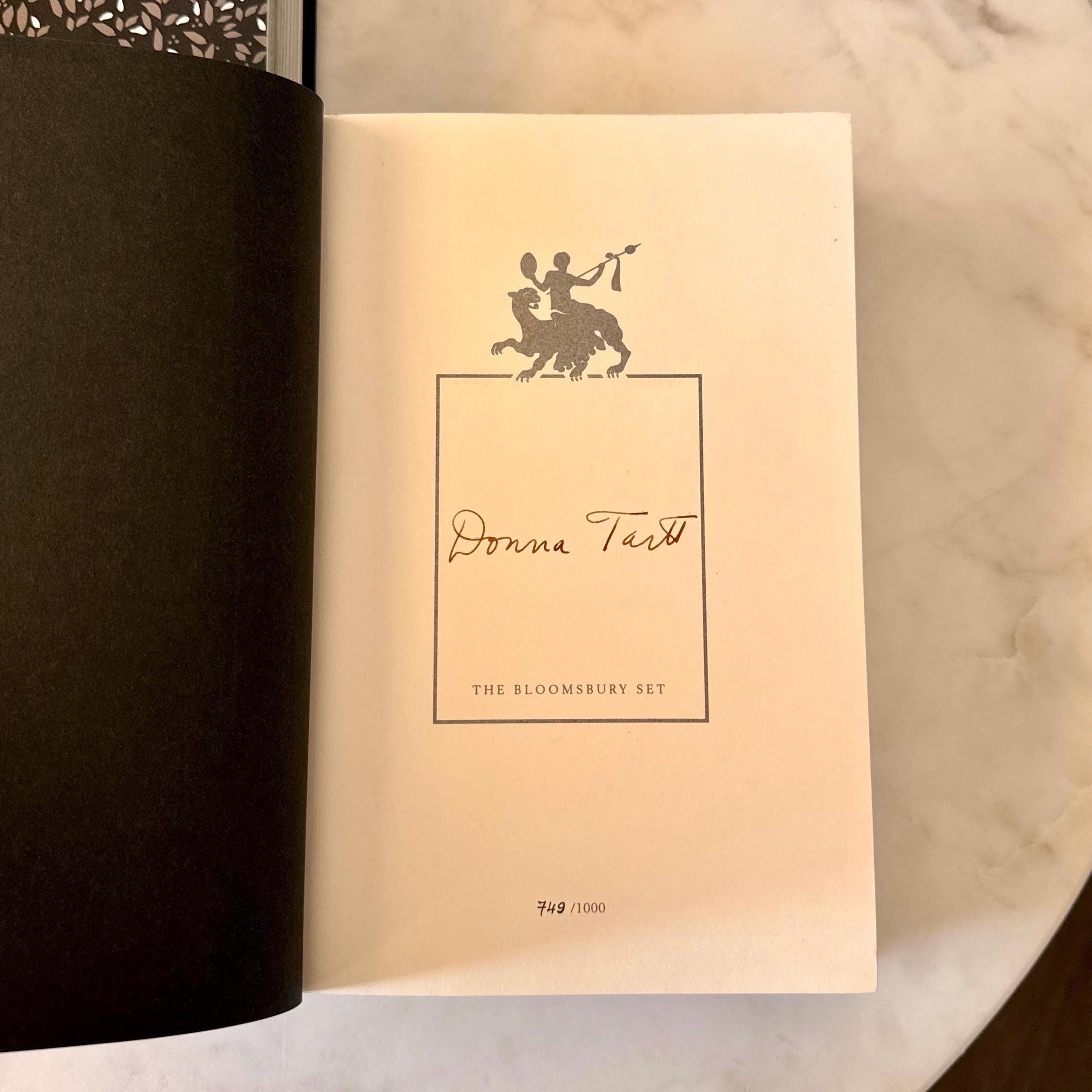 RARE Signed Donna Tartt Novels – the Secret History, the Little