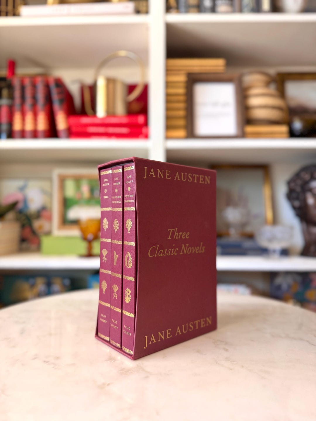 Vintage Jane Austen Folio Society Box Set - Emma, Pride and Prejudice ...