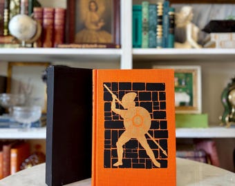 RARE Folio Society Troy and its Remains by Heinrich Schliemann | Deluxe Hardcover w/ Foil Accents & Color Photos  | Collector’s Editions