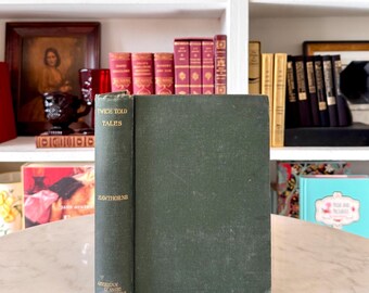 Twice Told Tales de Nathaniel Hawthorne - Ancien livre relié, publié en 1889