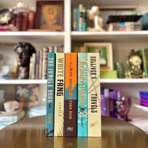 Colección de libros clásicos infantiles RAROS: Colección de aventuras, como nueva.