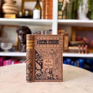 Rare Antique « The Vicar of Wakefield » par Oliver Goldsmith, édition victorienne des années 1800