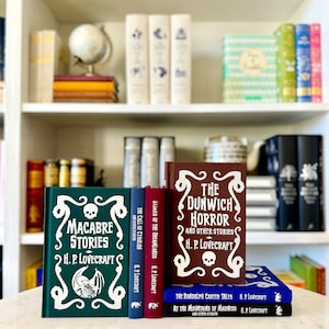 COMPLETE H.P. Lovecraft Clothbound Set | Pocket Edition Collector’s Set w/Foil Accents | Dark Academia Aesthetic Collection | Classic Horror
