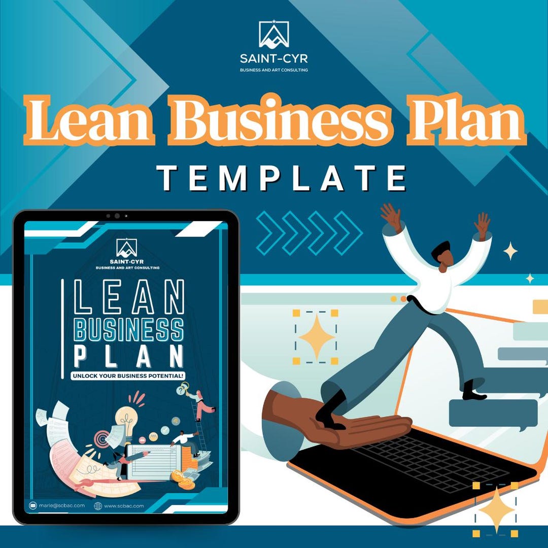 Lean Business Plan Template Etsy