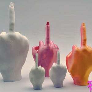 Damen Mittelfinger dekoratives Modell - Rechte Hand - fuck off / fuck you hand - ungewöhnliche Kunst - lustige offensiv Geschenke - alternatives Dekor