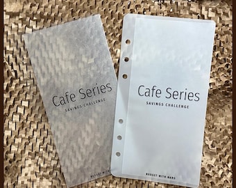 Café Series Savings Challenge | 2K Savings Challenge| Vellum Cash Envelopes| Budget Envelopes| Money Envelope System | A6 | 2025 Savings