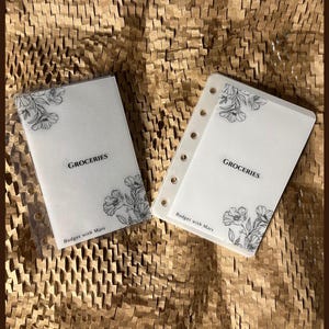 CUSTOM | A7 | Plant Design | Vertical Cash Envelopes | Money Envelope System | Sinking Funds | Vellum | Gloss | Matte