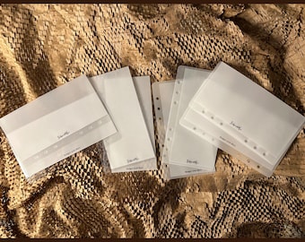 BLANK | A6 | Plain | Vellum Cash Envelopes | Budget Envelopes | Money Envelope System | Sinking Funds | Frosted| Minimalist | Matte | Vellum