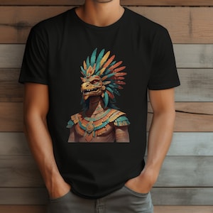 Aztec God Shirt Quetzalcoatl Aztec shirt