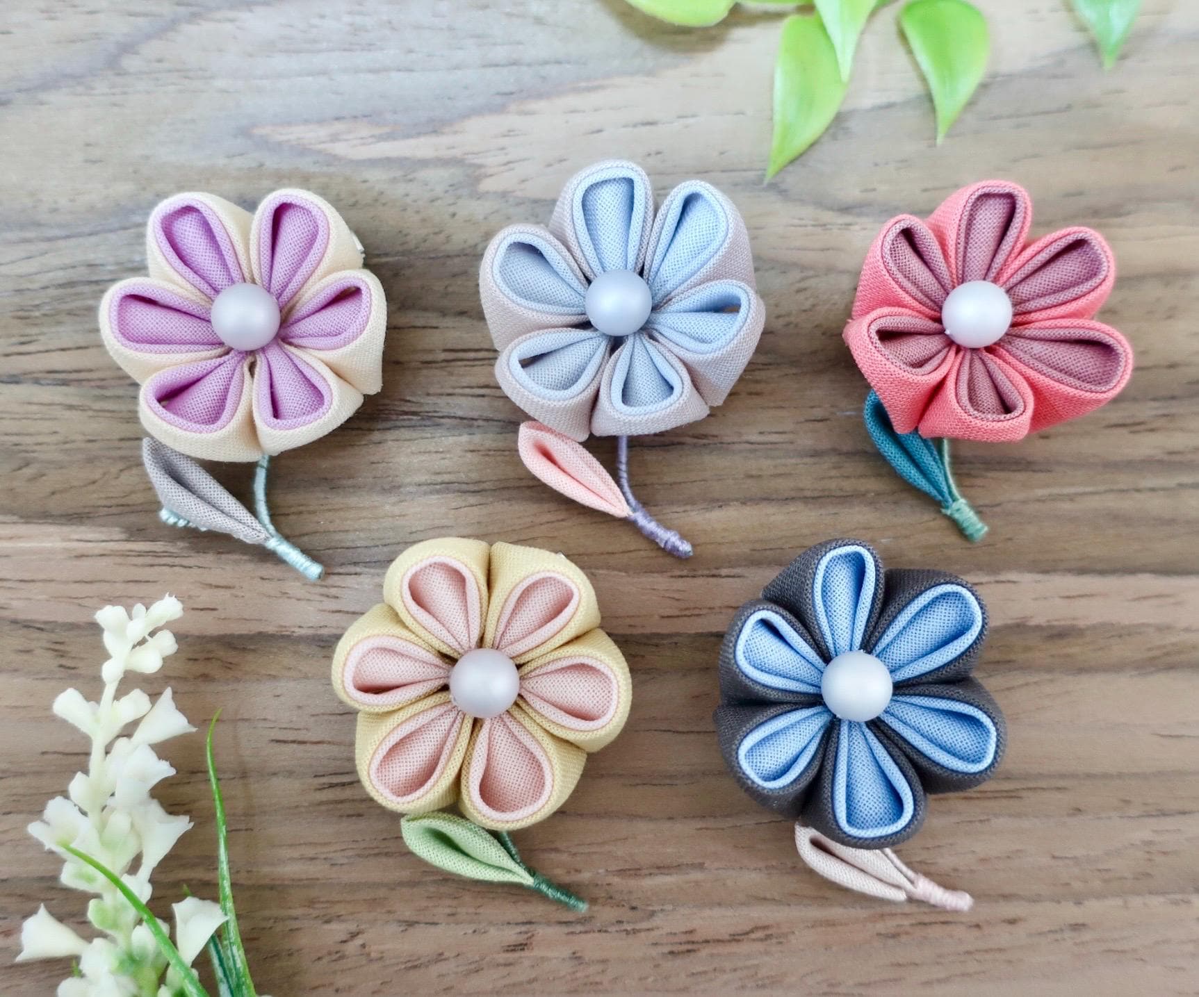 つまみ細工 アクセサリー - Etsy 日本