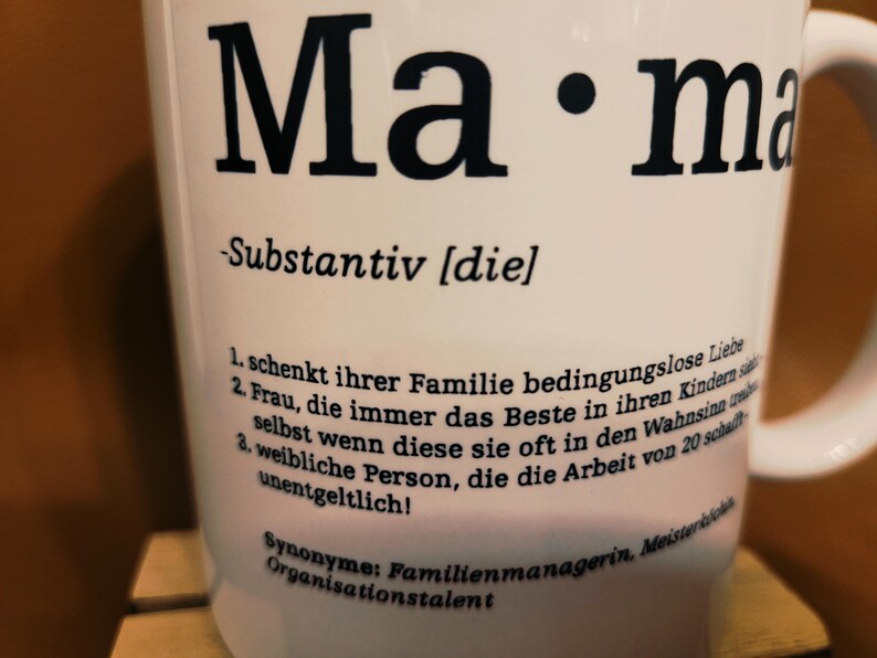 Mug Saying mama Noun the Synonyms Autumn Winter Coffee Tea Coffee
