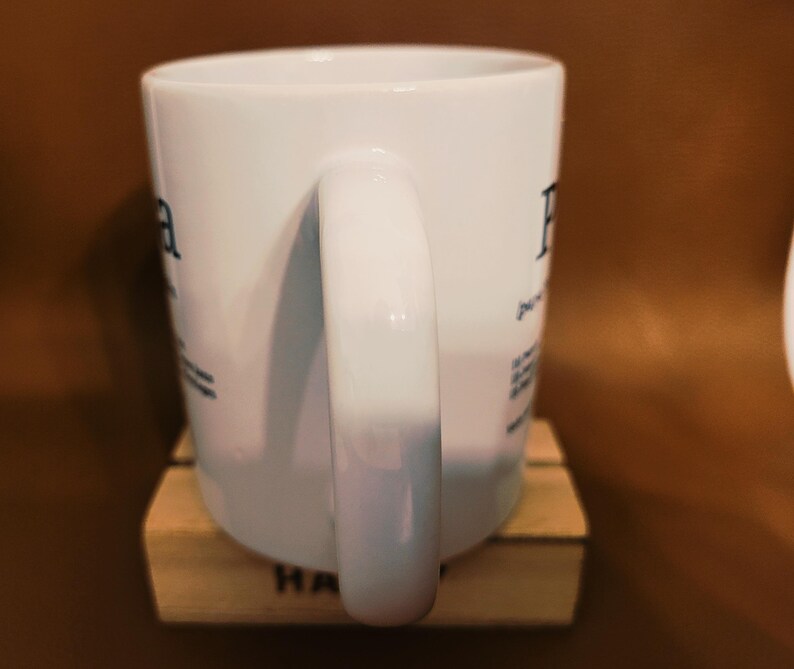 Mug Saying papa Noun the Synonyms Autumn Winter Coffee Tea Coffee