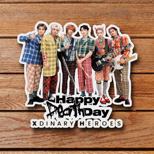 Stickers K-pop Xdinary Heroes pour nouvel album