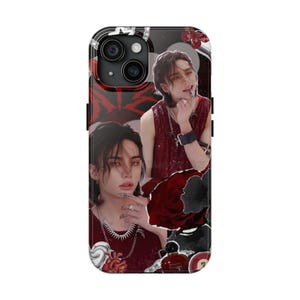 ヒョンジンも使っていた‼️iPhone16カバー iPhone16ProMaxケース StrayKidsスキズ ヒョンジン Hyunjin Phone Case