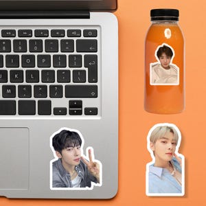 10 pcs of Astro Cha Eunwoo stickers, Astro Cha Eunwoo Cute Photo Stickers Merch, Gift Ideas for Kpop Fans | Gift for Aroha Fan