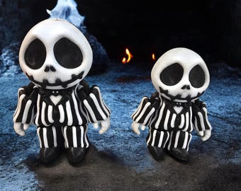 Jack Skellington flexible impreso en 3D, juguete articulado