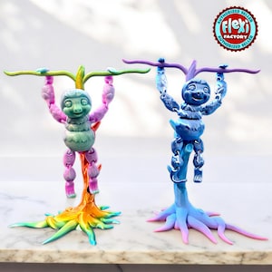 3d Printed Articulated Sloth, Sloth Fidget Toy, Flexi Sloth, 3d printed Sloth, Sloth Gift, Sloth collection, FlexiFactory Made to order