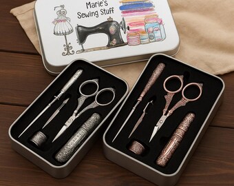 Kit Cucito A Mano Completo – Aghi, Filo, Infila, Custodia Portatile, Per Principianti E Professionisti