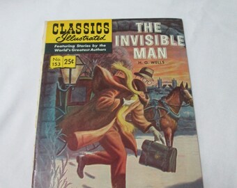 The Invisible Man #153 Classics Illustrated Comic Book