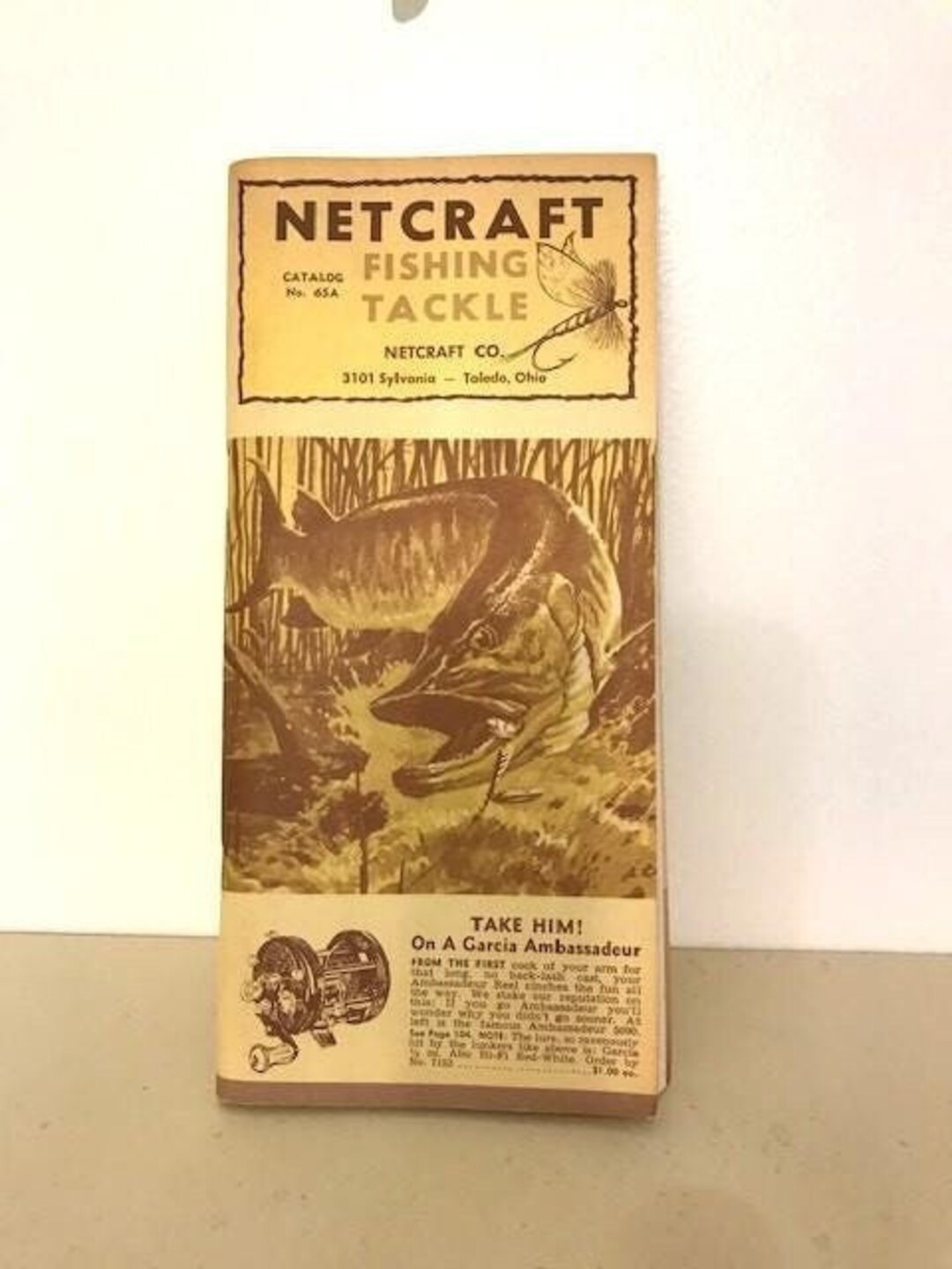 1965 Netcraft Fishing Catalog Lures Rods Motors Etsy