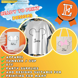 Musse Pigg öron Canva redigerbar mall, personlig text Musse Pigg Png, anpassade namn Canva designer, Musse Pigg Canva mall, digital nedladdning bild 4